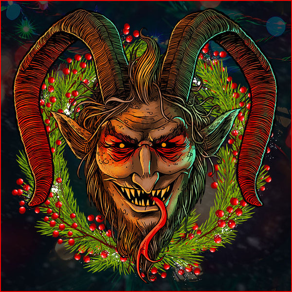 Krampus Hand Towels for Sale - Pixels Merch