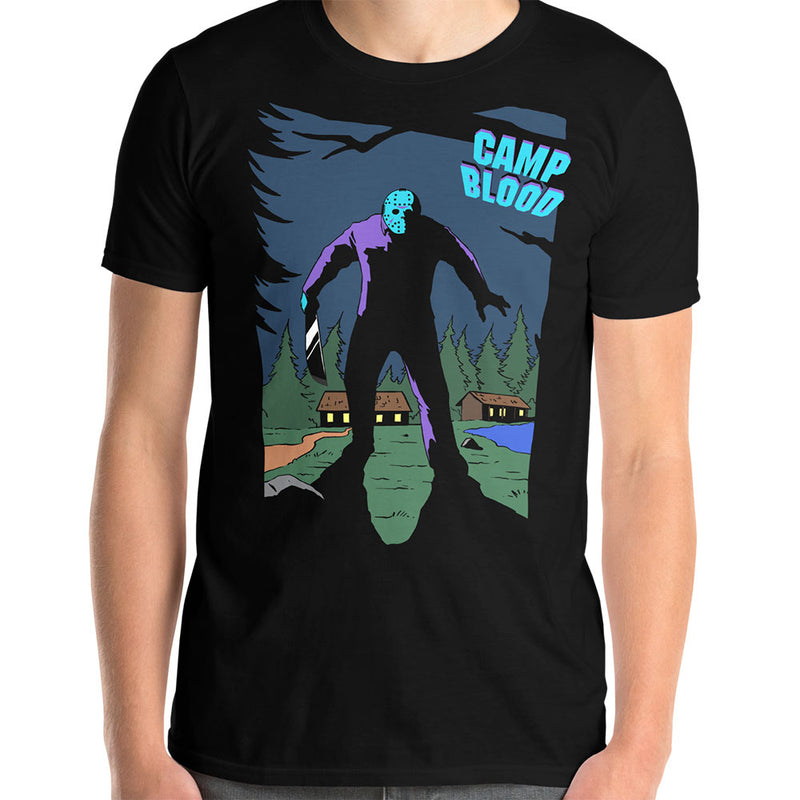 Camp Blood Arcade T-Shirt (Retro NES)