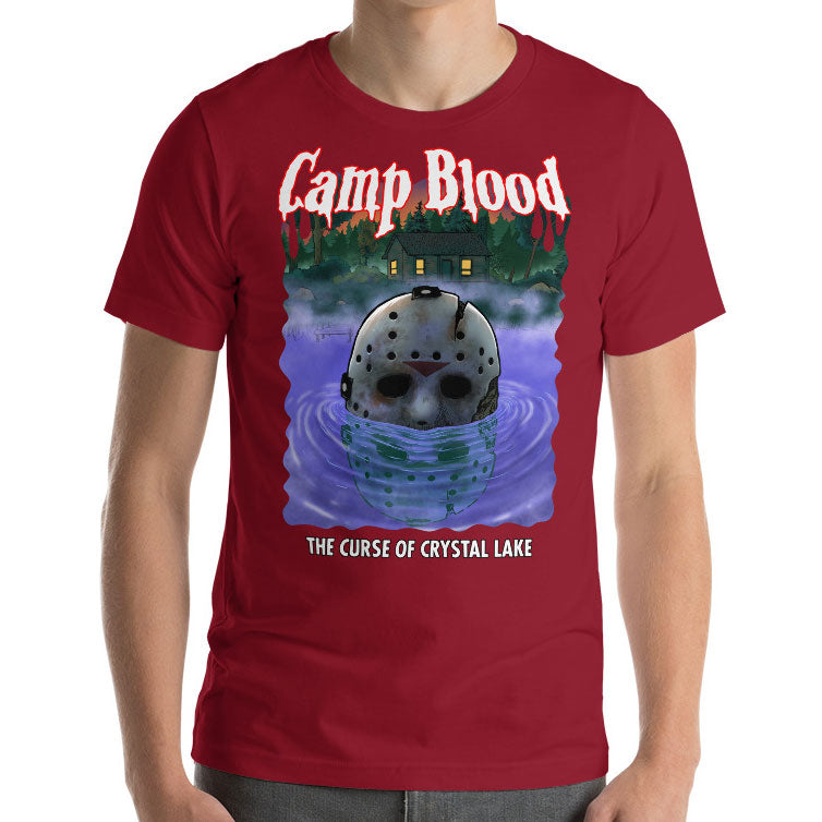 Camp Blood Short Sleeve T-Shirt (Blood Red)