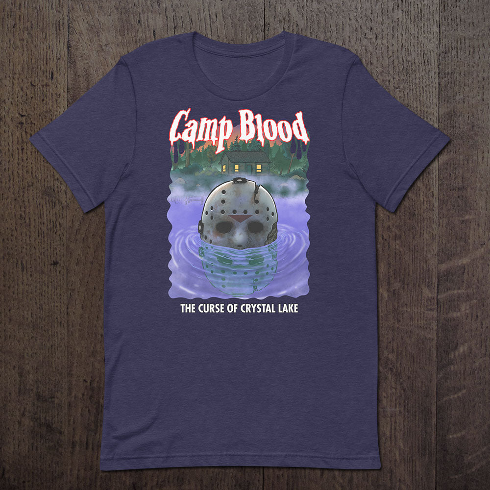 Camp Blood Short Sleeve T-Shirt (Midnight Blue)