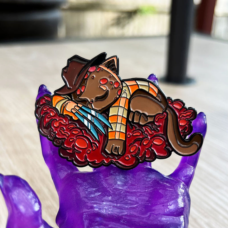 Nightmare Kitty Enamel Pin