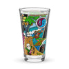 T&C Slash Designs Pint Glass