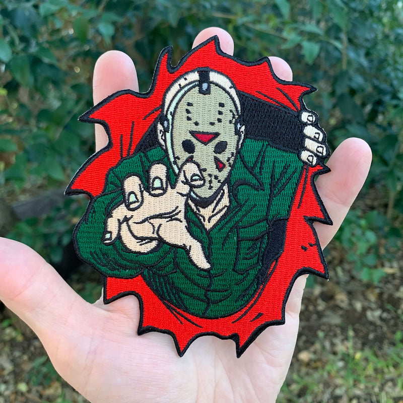 Dimensions of Fear - Crystal Lake 5" Jumbo Embroidered Patch