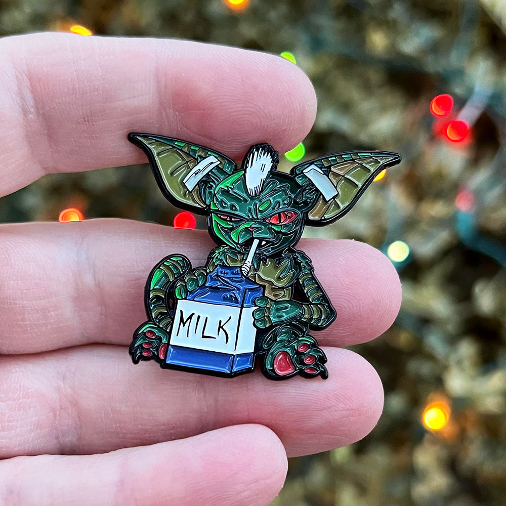 Gremlin Kitty Enamel Pin