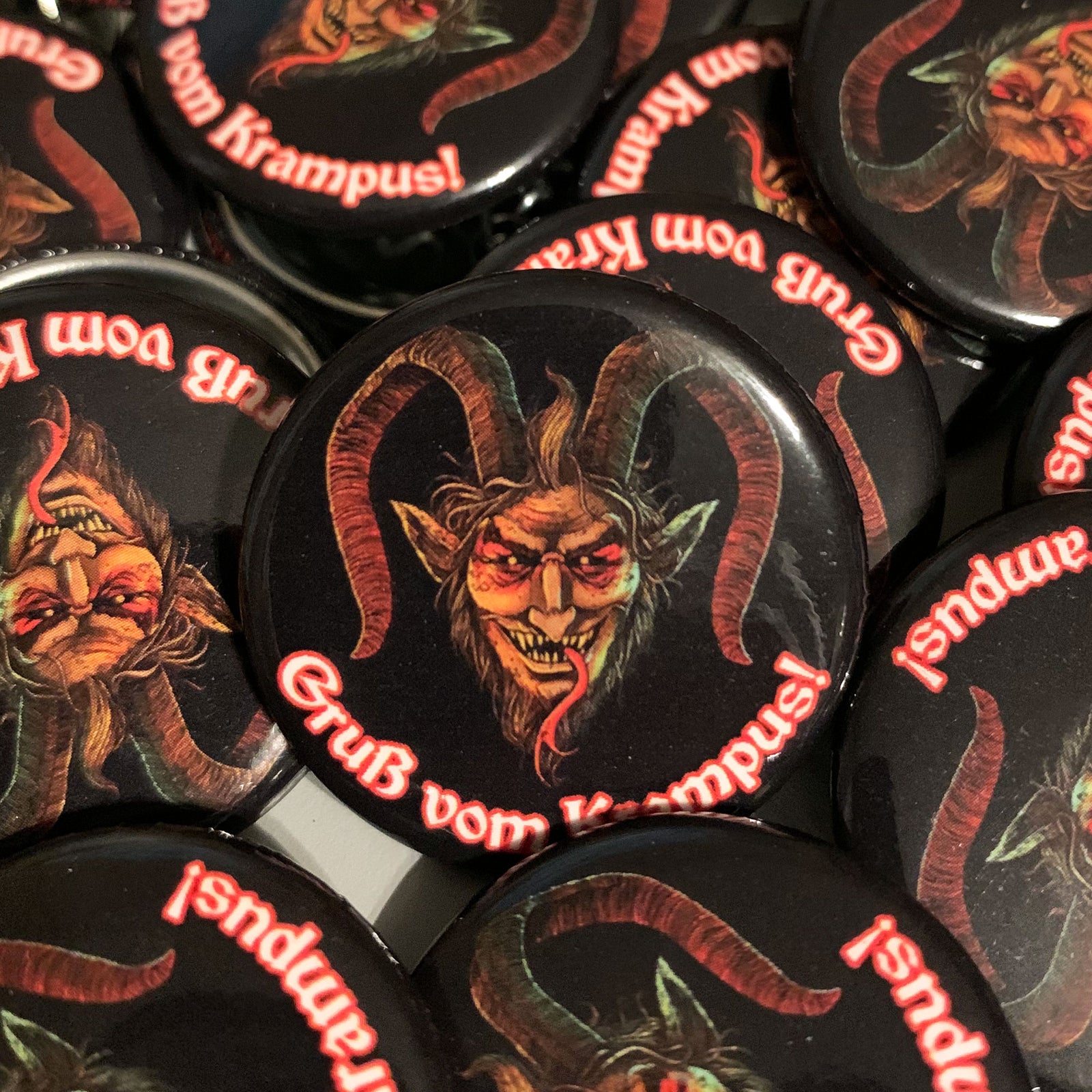 Krampus Enamel Lapel Pin - Limited Edition