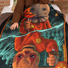 Obey The Rules Halloween Throw Blanket