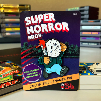 Super Horror Bros. Enamel Pin (Roy Burns Variant)