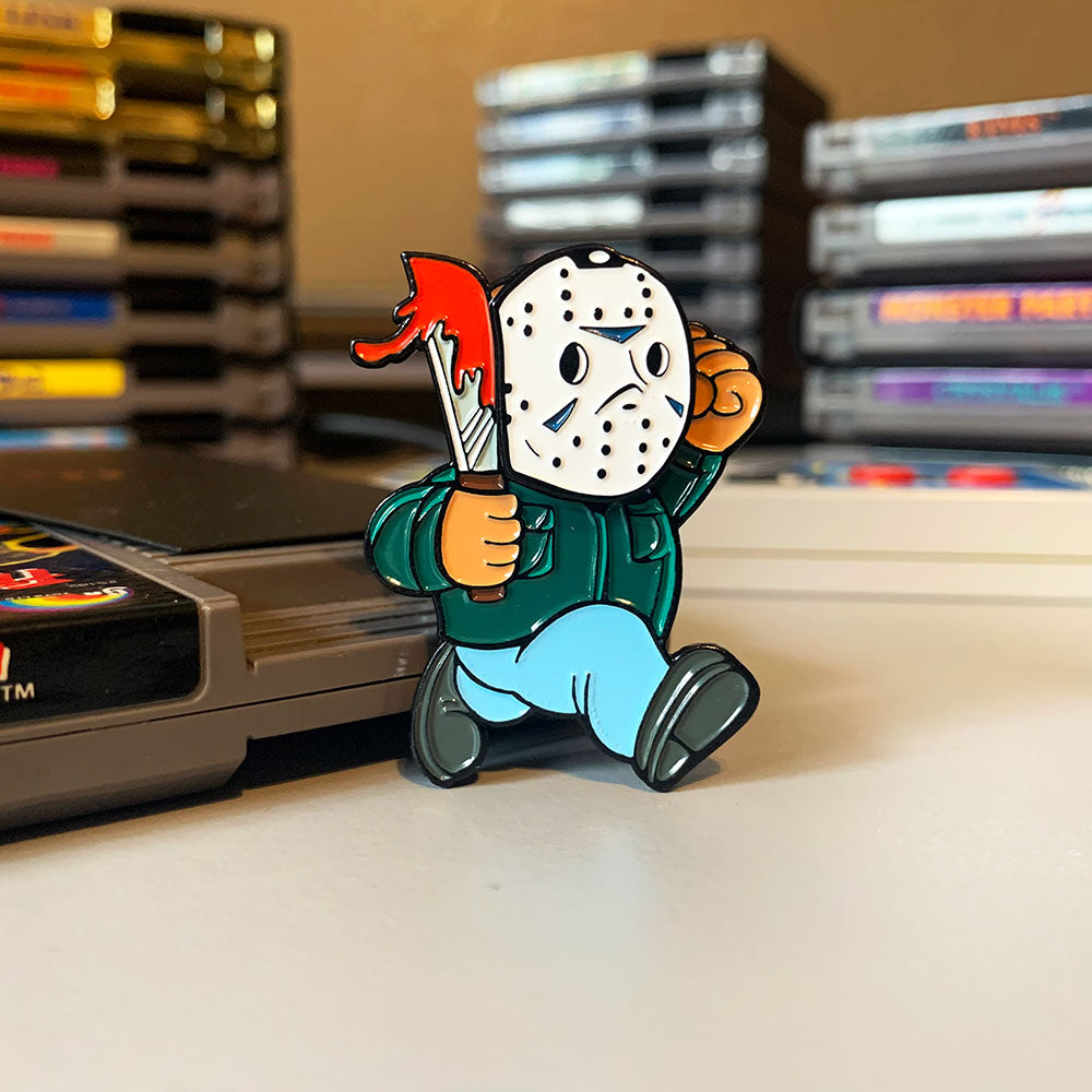 Super Horror Bros. Enamel Pin (Roy Burns Variant)