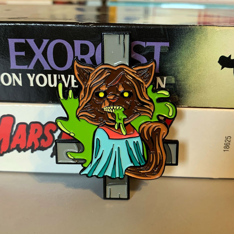 Possessed Kitty Enamel Pin - Dystopian Designs