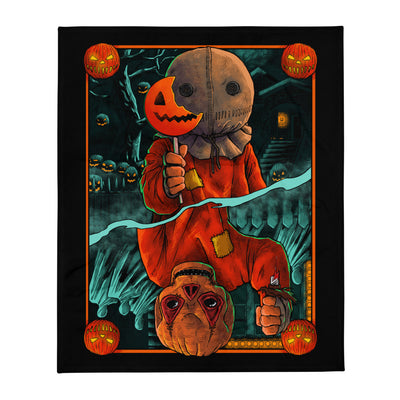 Obey The Rules Halloween Throw Blanket