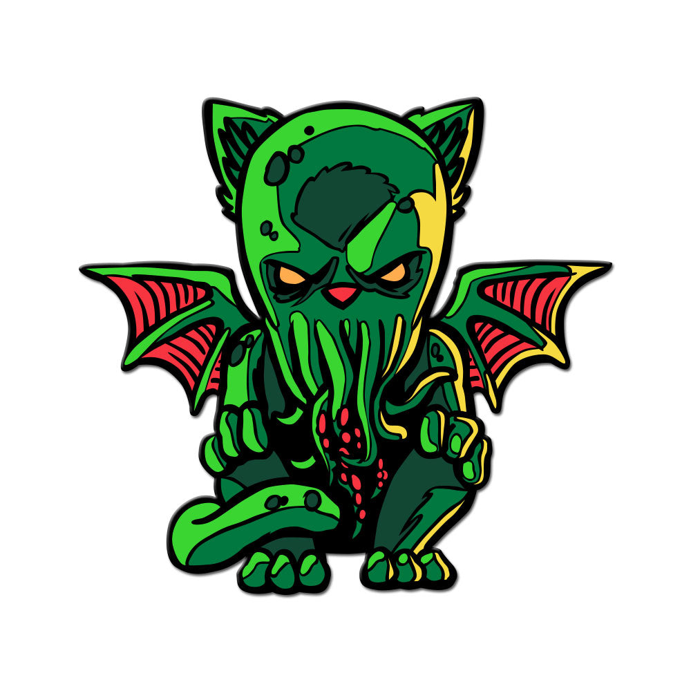 Cat-thulhu Enamel Pin